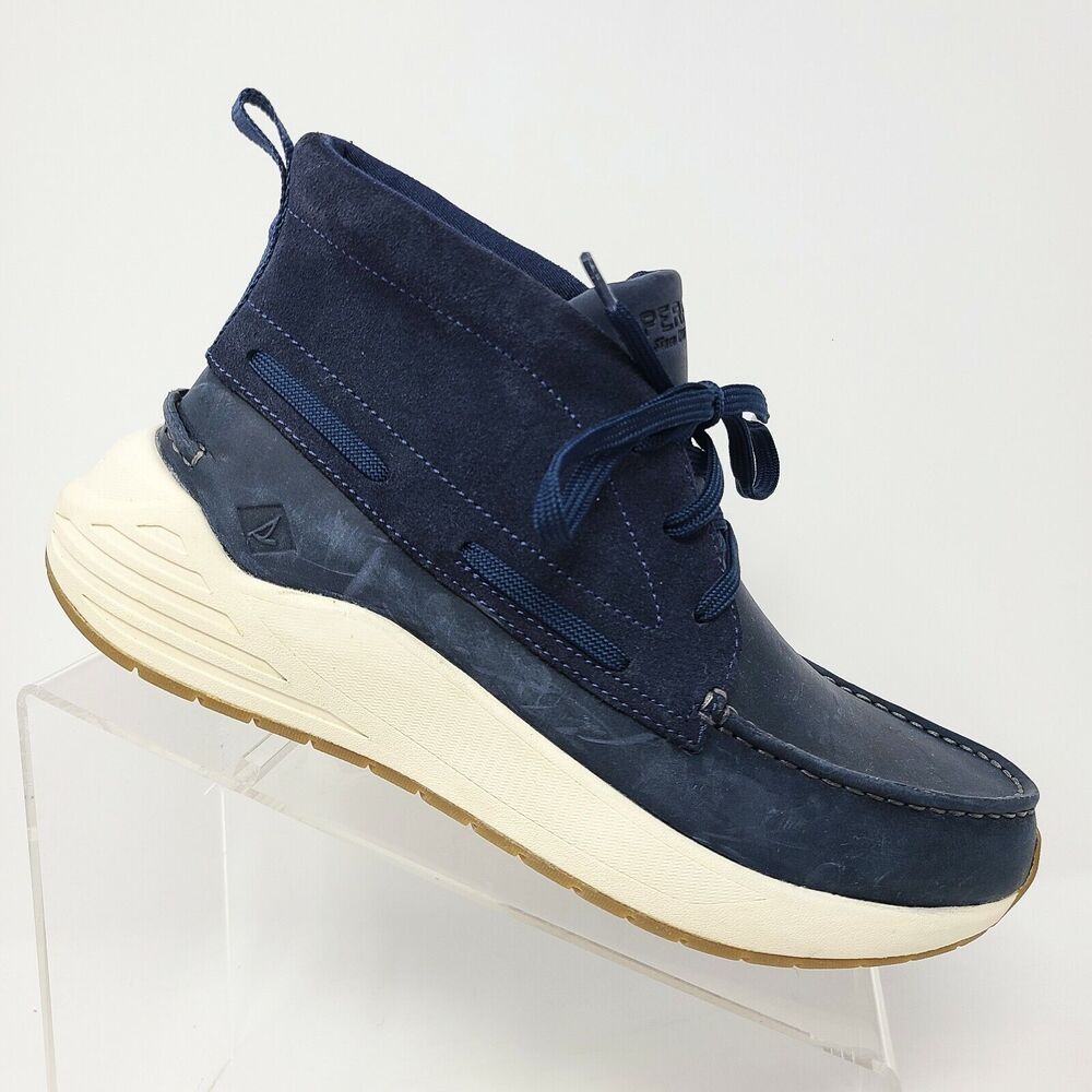 Men's Sperry Top-Sider Authentic Original Rebel Moc Toe Chukka Boot US 8M Blue